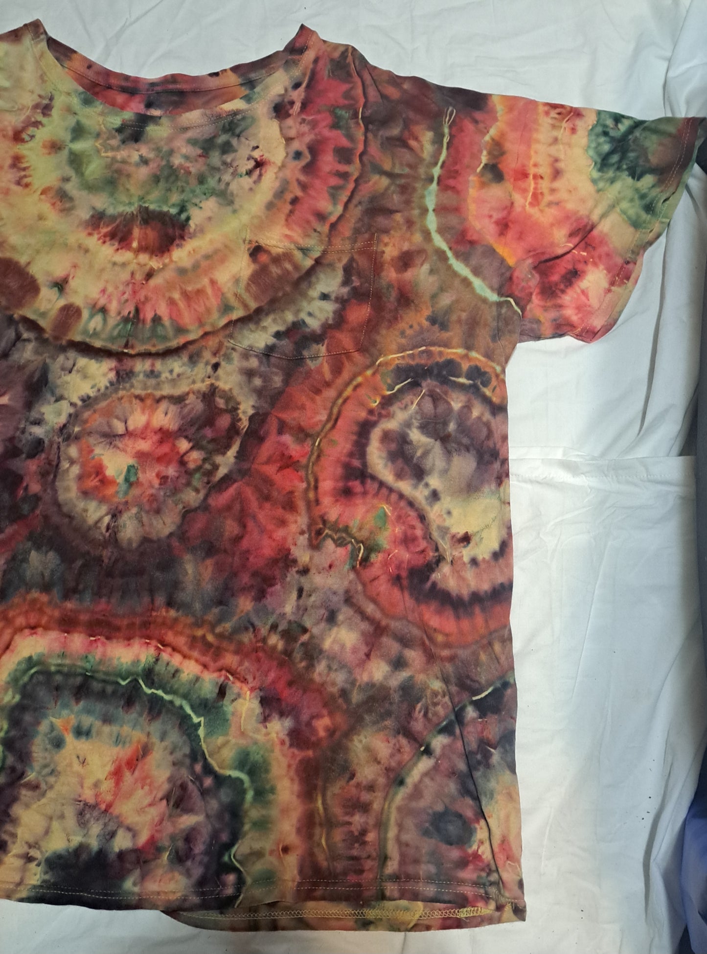 Women Tie dye Geo shirt Sz 3x