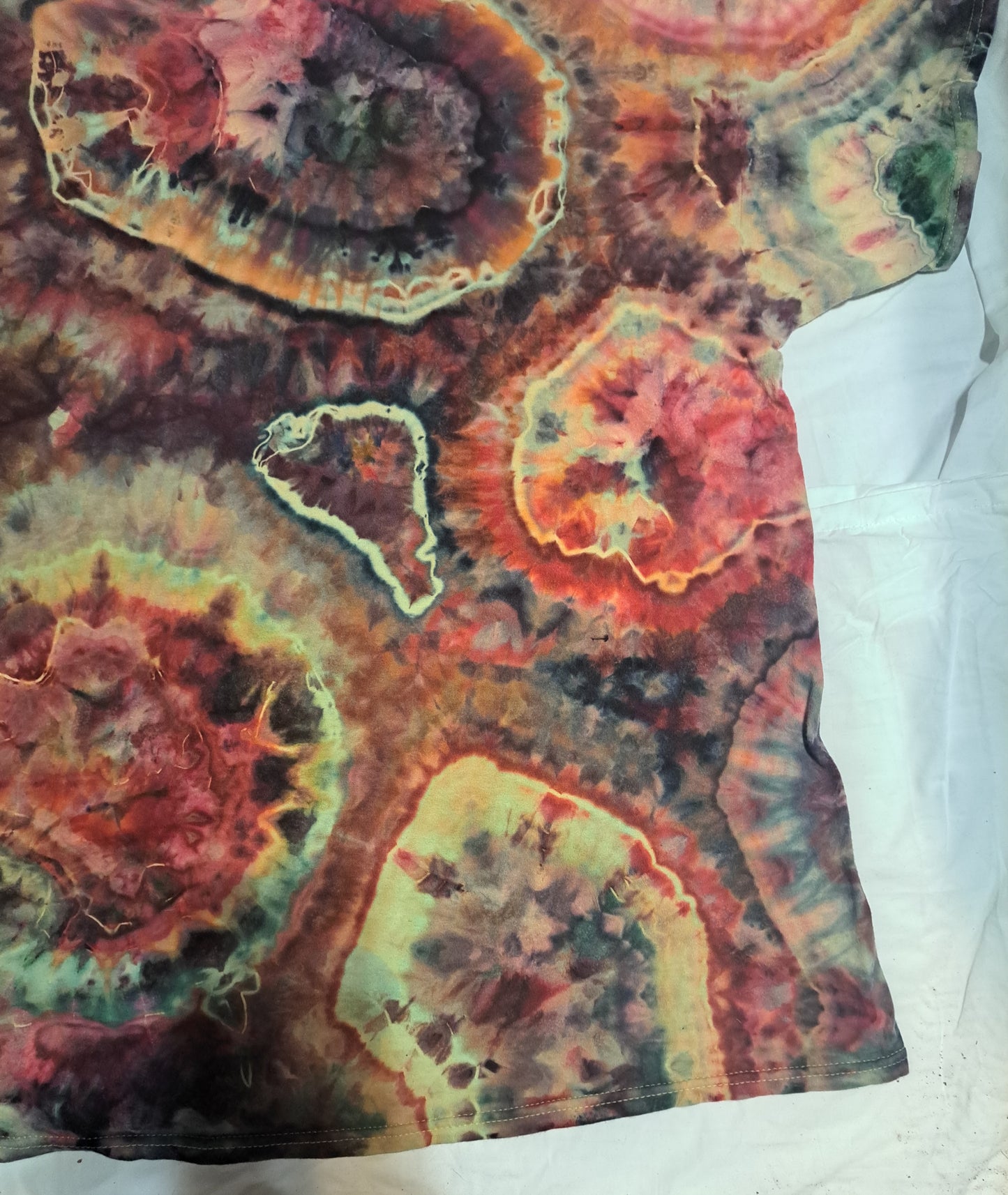 Women Tie dye Geo shirt Sz 3x